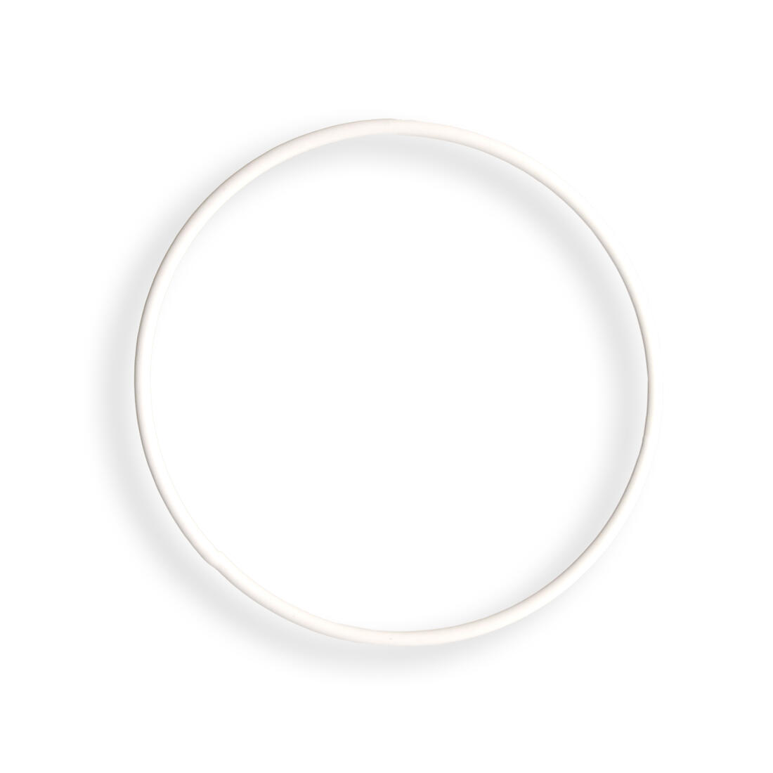 Metalen ring 20 cm wit