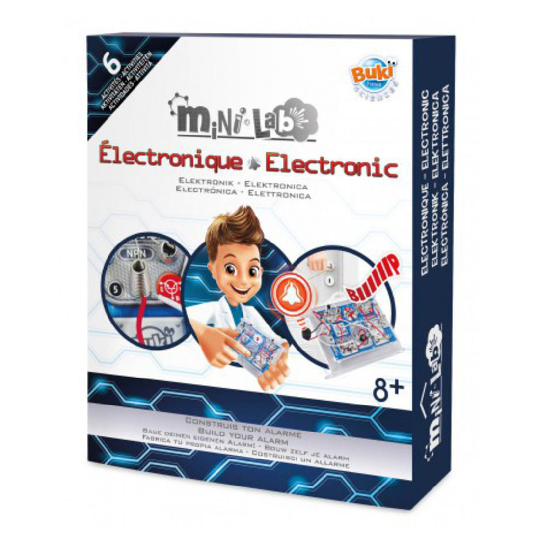 Minilab electronica - 6 experimenten 8+