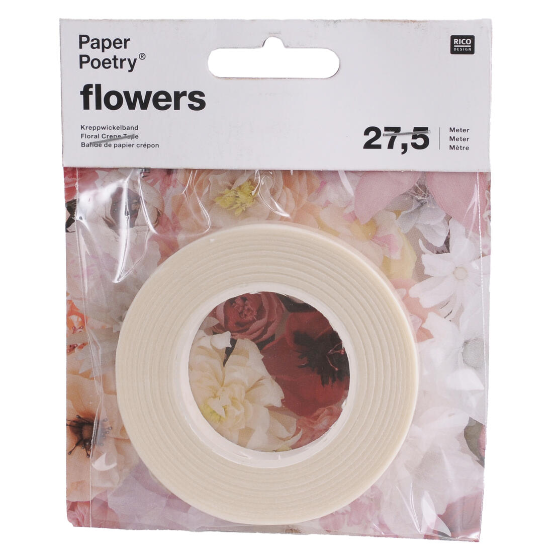 Bloementape 12 mm x 27,5m Bloementape 12 mm x 27,5m