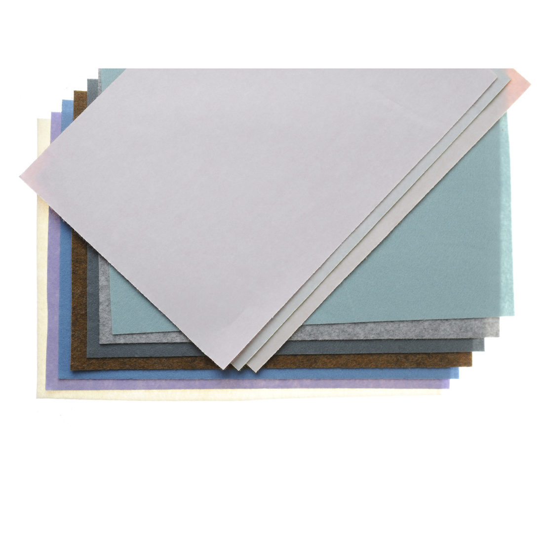 Vilt dun 20 x 30 cm zelfklevend 10 stuks ass. trend Vilt dun 20 x 30 cm zelfklevend 10 stuks ass. trend