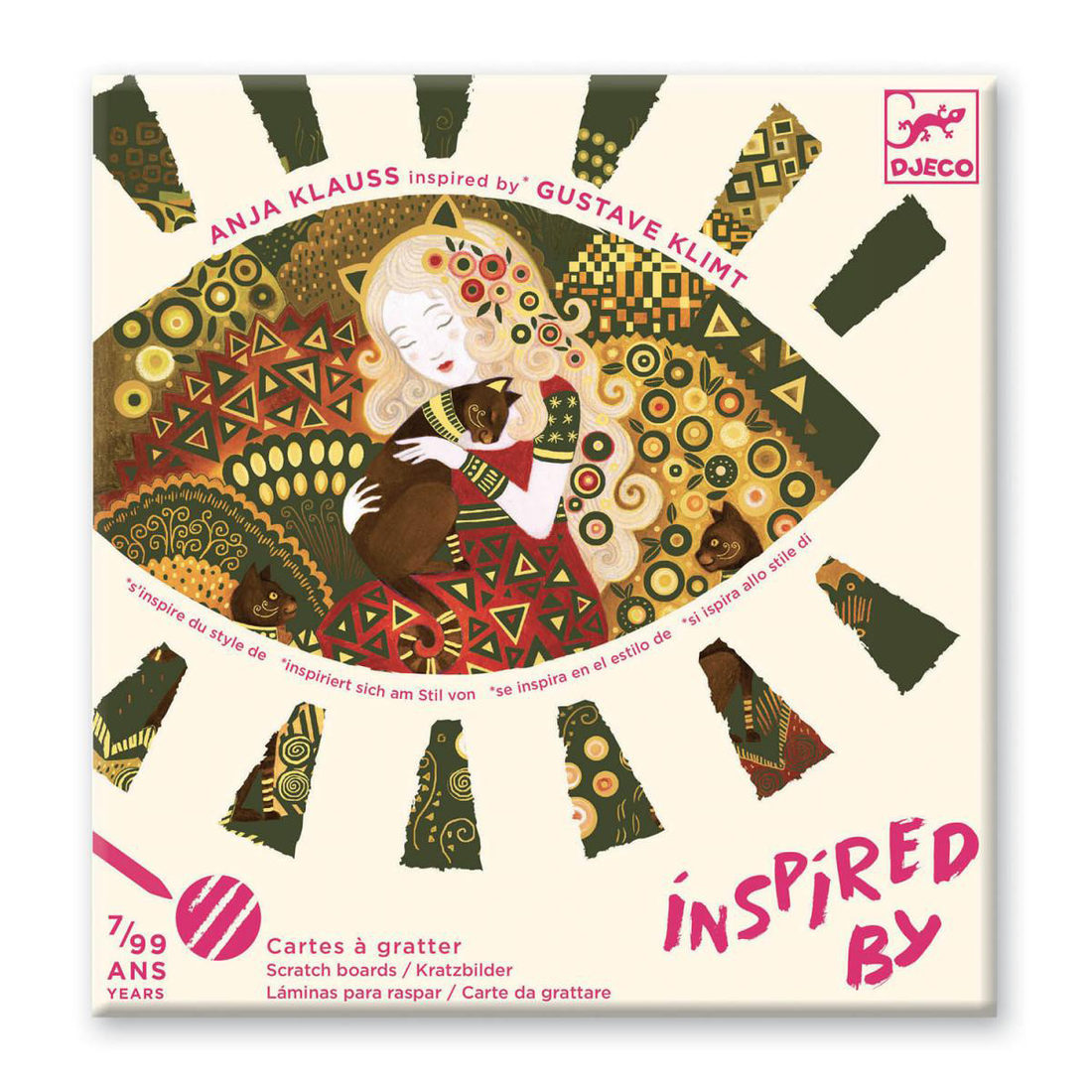 Djeco knutselset inspired by Gustave Klimt 5-99 jaar