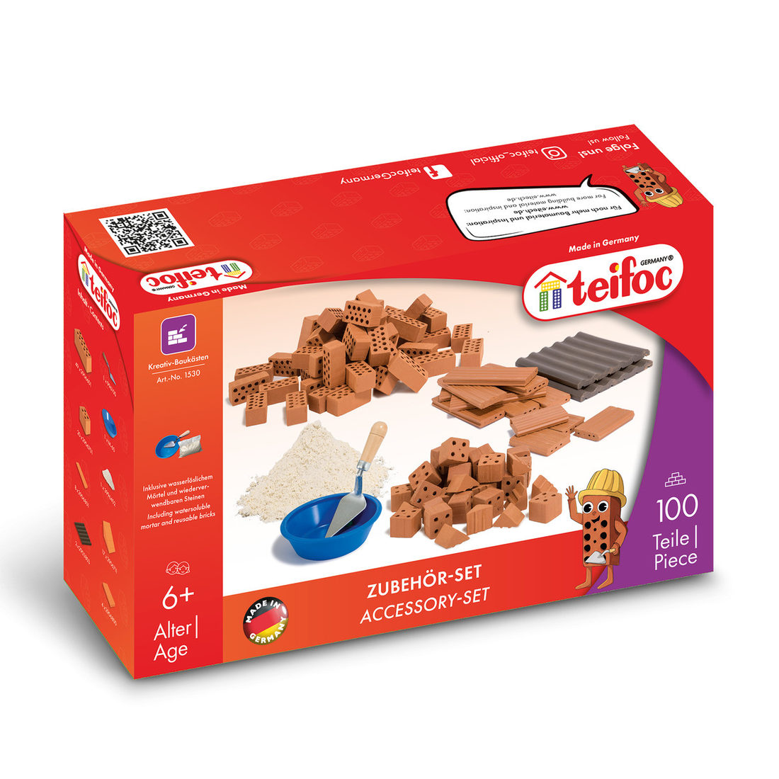 Teifoc Basisset met toebehoren 100-delig