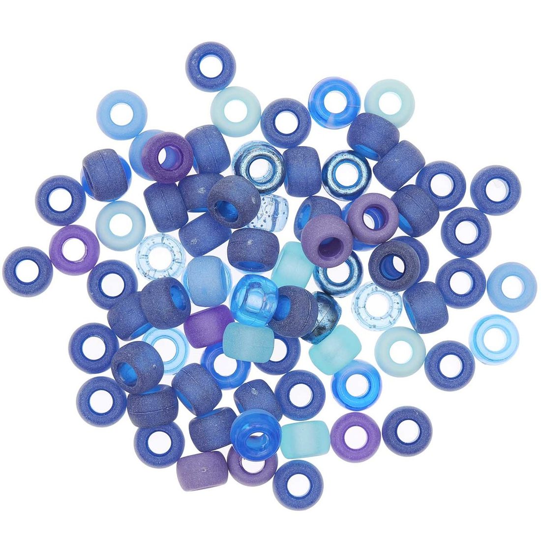 Ponii Beads Kralen 9 x 6 mm 80 stuks mix