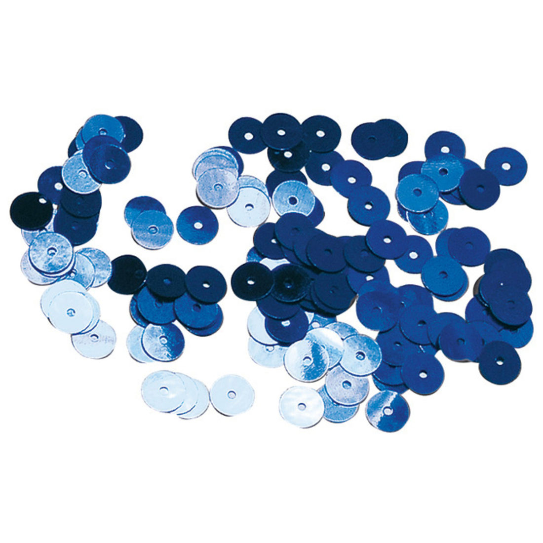 Pailletten 6 mm glad 1000 stuks
