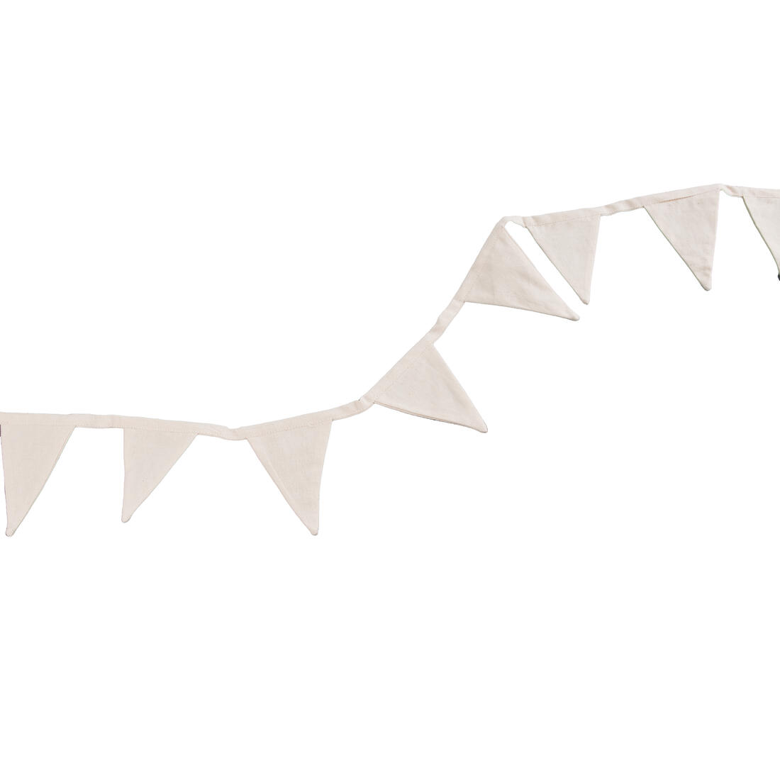 Katoenen vlaggenlijn onbedrukt 110 cm