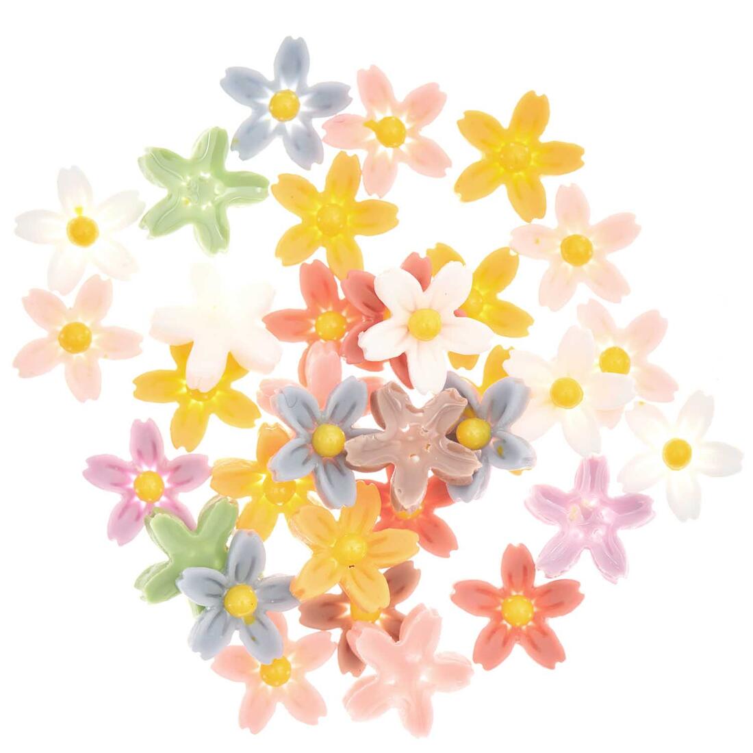 Vulmateriaal bloemen aardekleuren 1,5 g