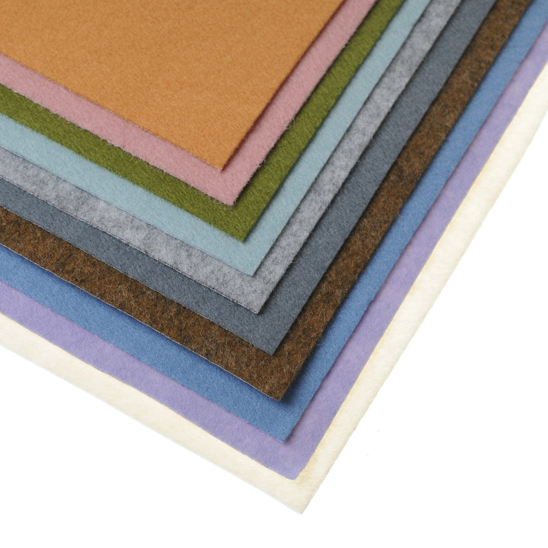 Vilt dun 20 x 30 cm zelfklevend 10 stuks ass. trend Vilt dun 20 x 30 cm zelfklevend 10 stuks ass. trend