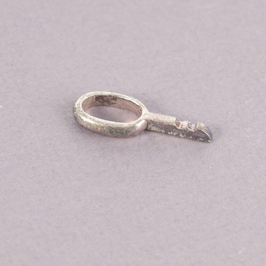 Zilver oogje met pin 3,5 x 6,3 mm
