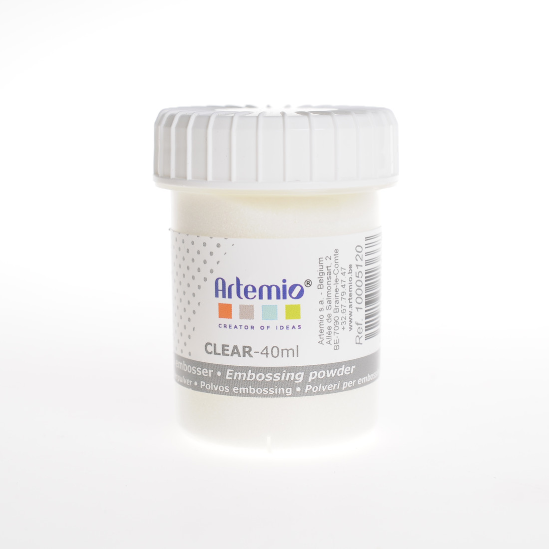 Reliëfpoeder 40 ml transparant Reliëfpoeder 40 ml transparant