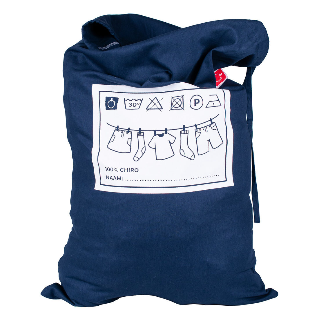 Linnenzak blauw 100% Chiro 80 x 50 cm Linnenzak blauw 100% Chiro 80 x 50 cm