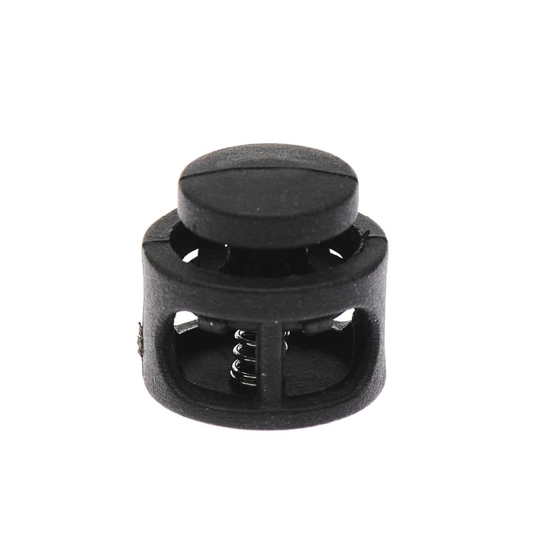 Ponii Beads Sluiting plastiek 14 mm 6 stuks zwart