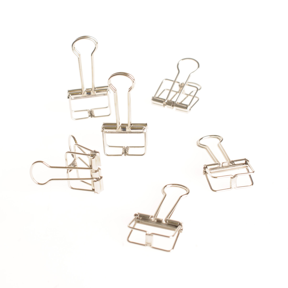 Papierklem 19 mm 6 stuks zilver Papierklem 19 mm 6 stuks zilver