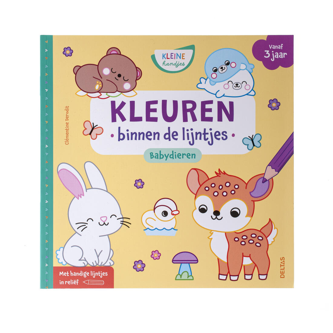 Kleuren binnen de lijntjes babydieren
