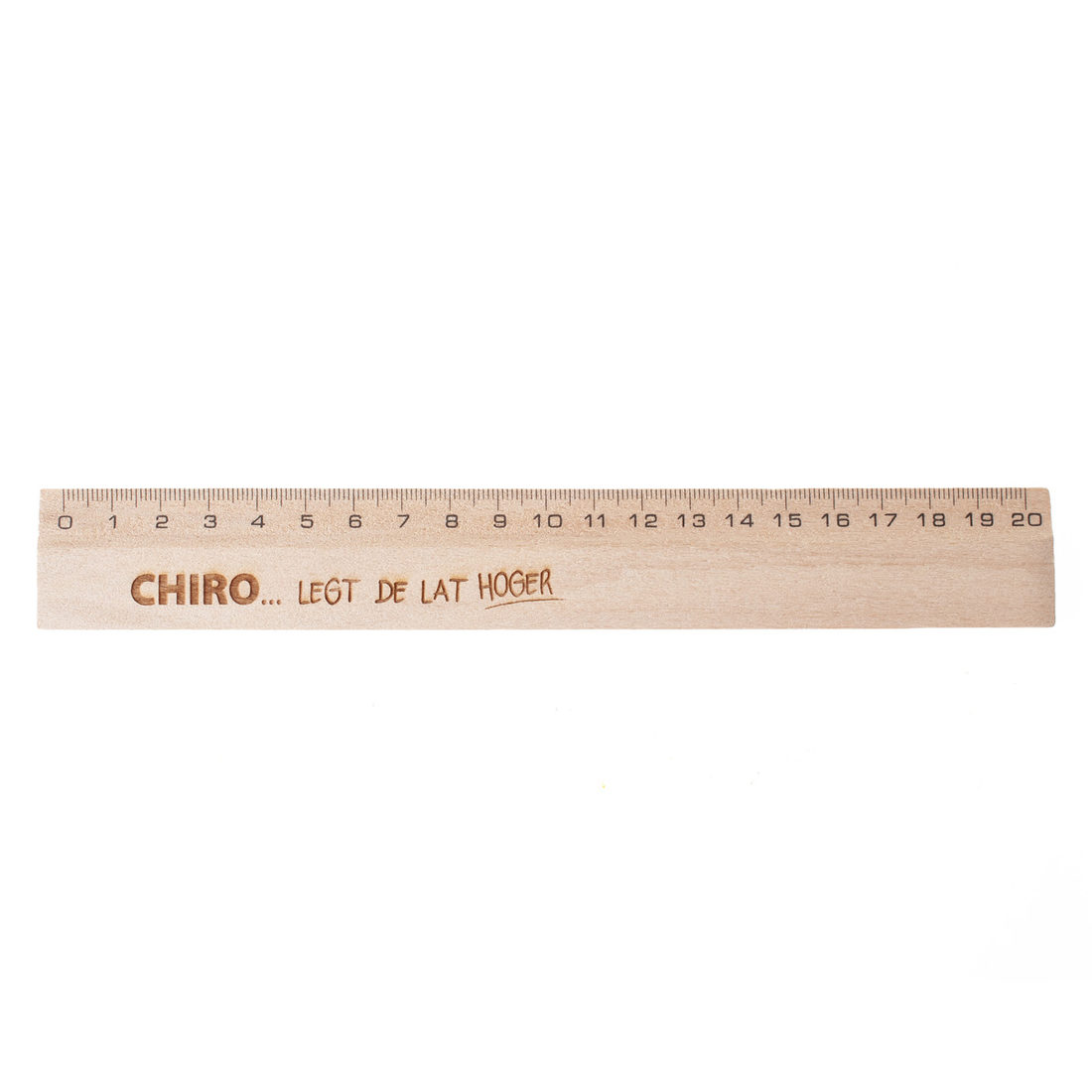 Chirolatje 20 cm - Chiro legt de lat hoger Chirolatje 20 cm - Chiro legt de lat hoger