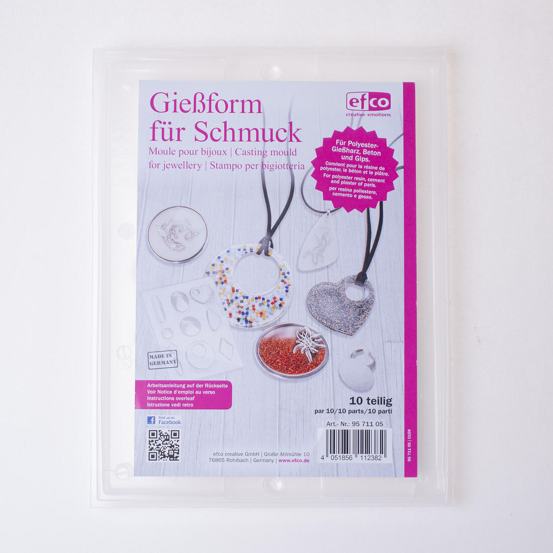 Gietvorm voor hars o.a. hart