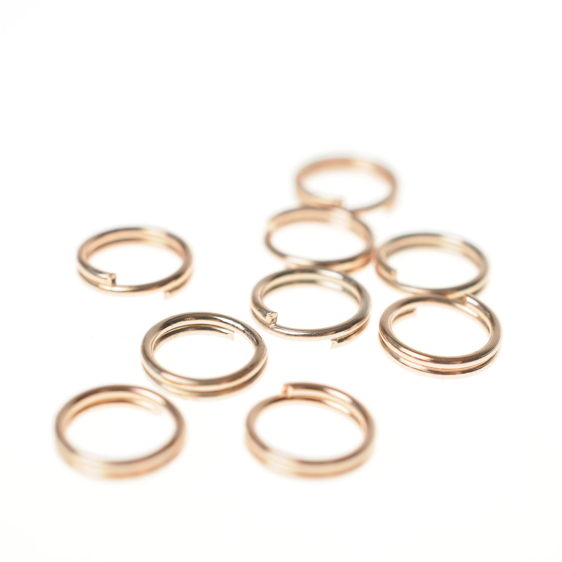 Splitring 7 mm 10 stuks