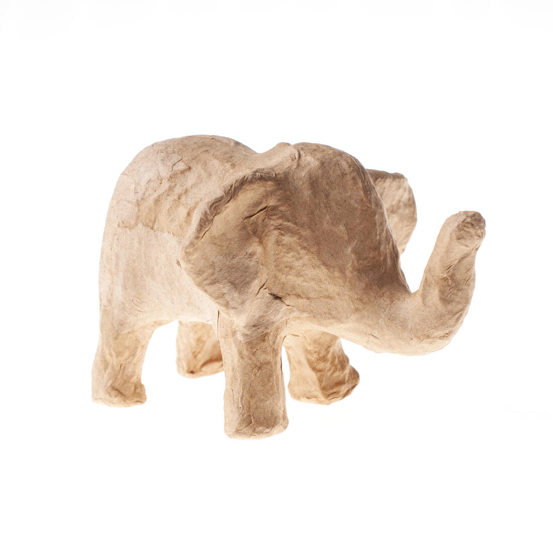 Papier-maché figuur olifant 7 cm