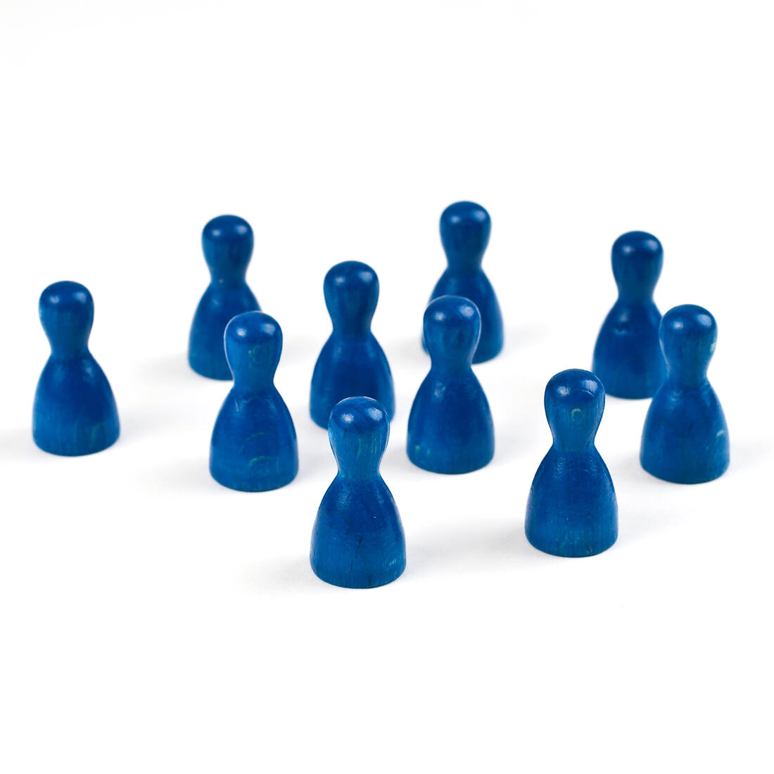 Pion 25 mm hoog 10 stuks blauw Pion 25 mm hoog 10 stuks blauw