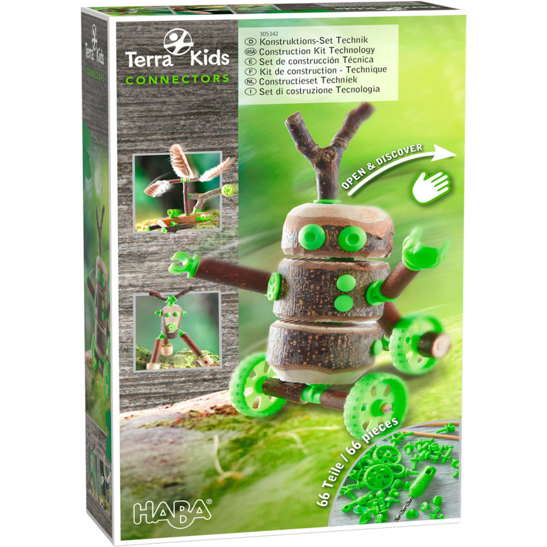 Terra kids - Connectors - constructieset techniek 8+