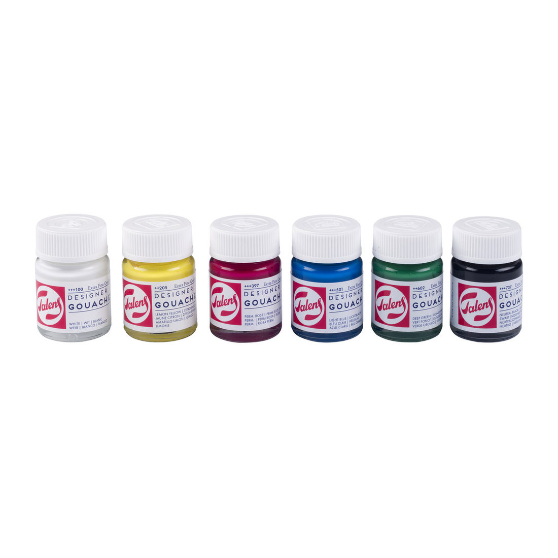 Talens plakkaatverf 16 ml set 6 stuks Talens plakkaatverf 16 ml set 6 stuks