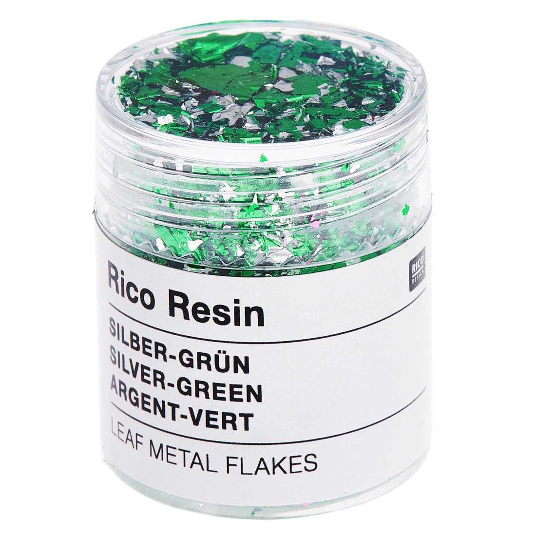 Bladmetaal zilver groen 0,3 g