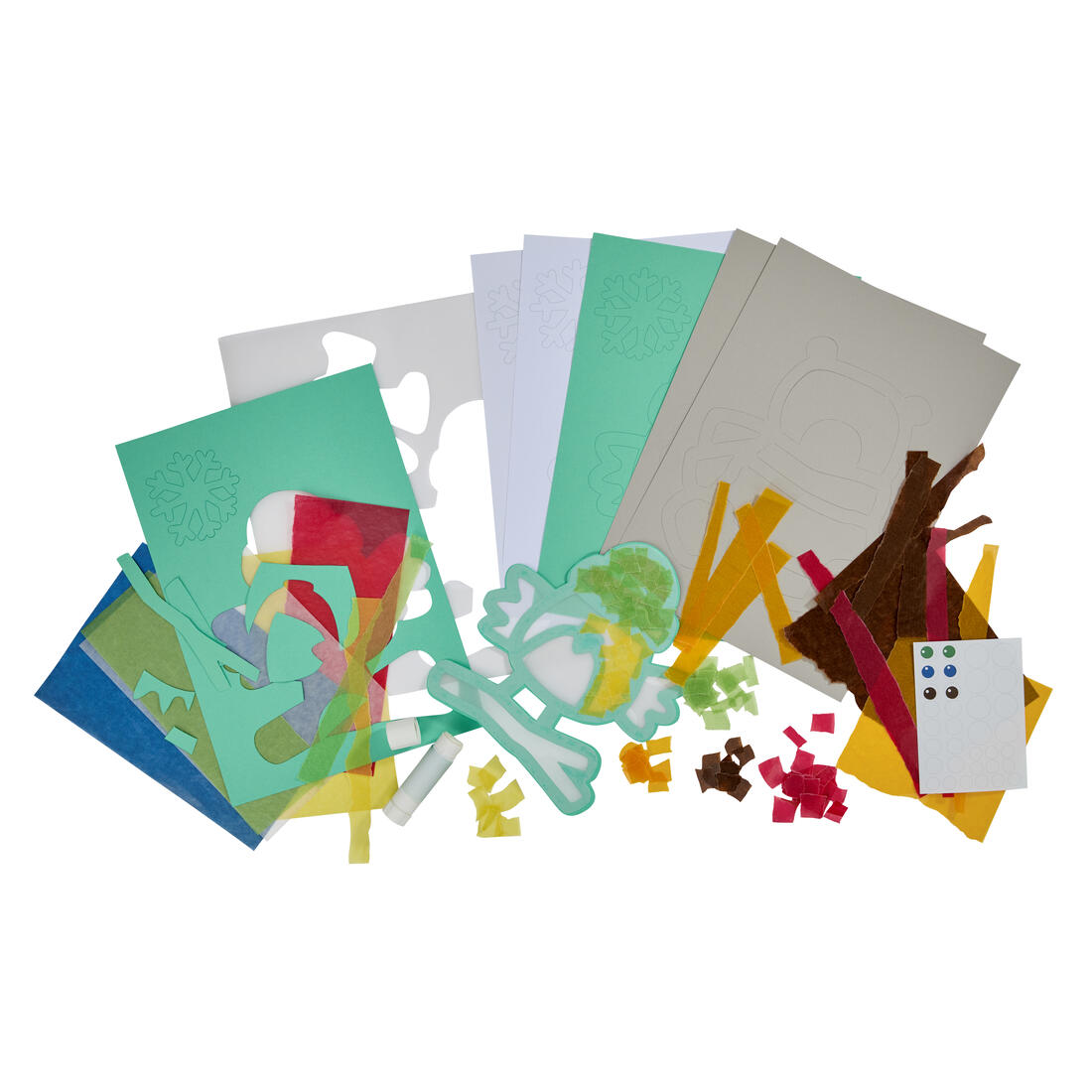 Haba Knutselset - Leren lijmen Dieren in de sneeuw Haba Knutselset - Leren lijmen Dieren in de sneeuw